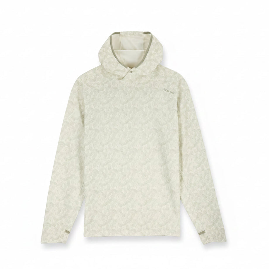 Simms Men’s SolarFlex® Hoody Front – Half Moon Pale Pine