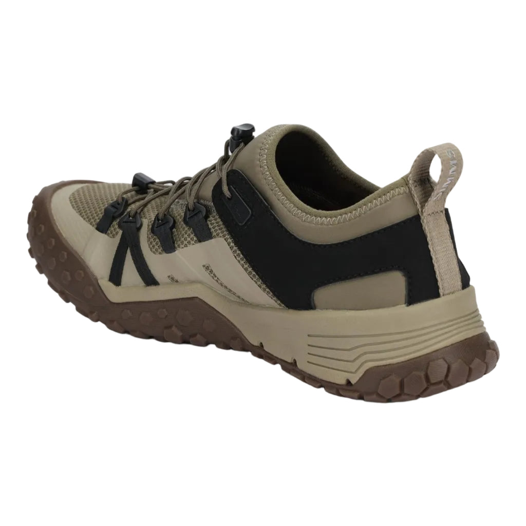 Simms Pursuit Shoe in Stone side angle view