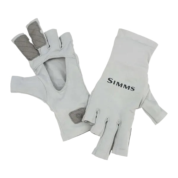 Simms SolarFlex SunGlove in Sterling front and back view