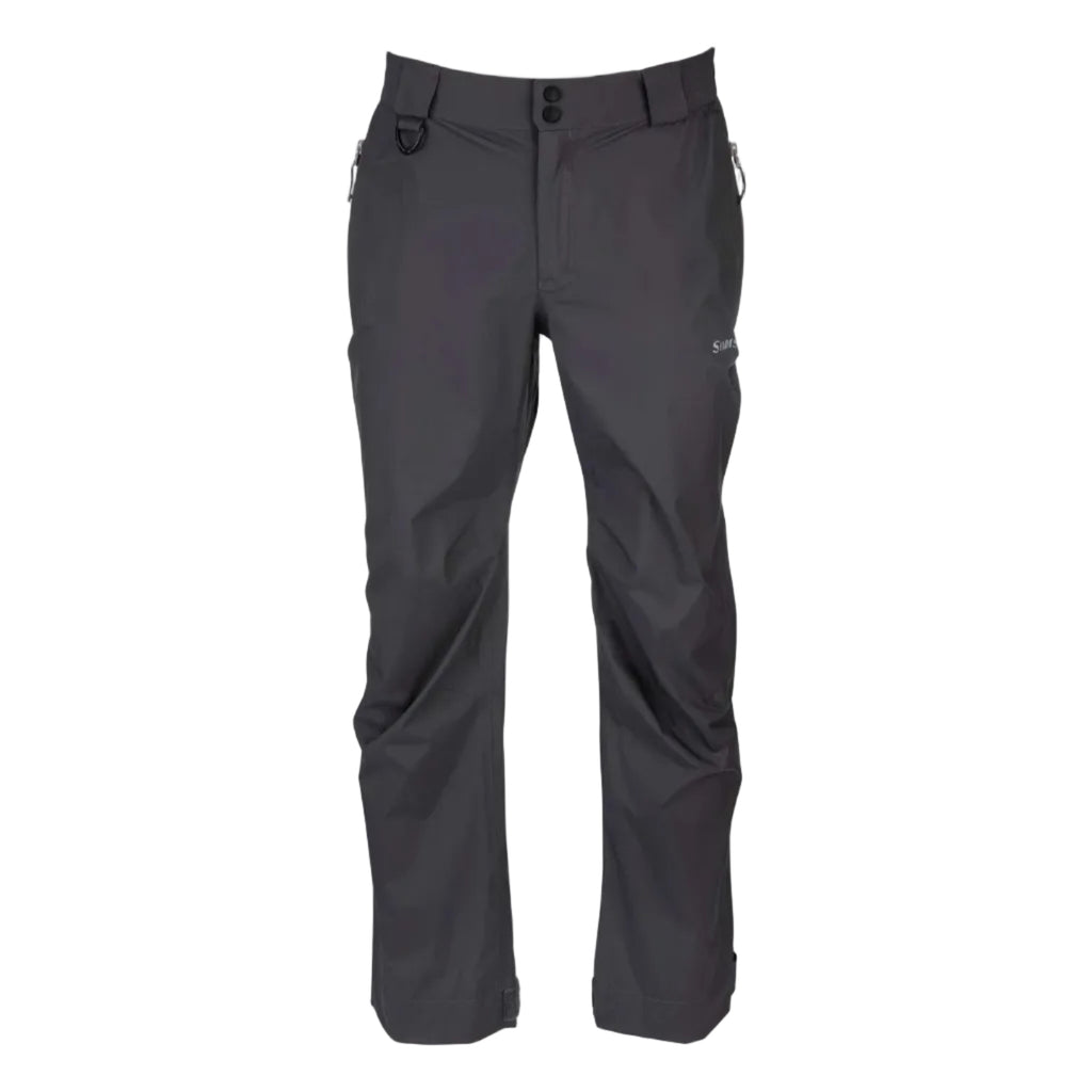 Simms Waypoints Pant Slate waterproof rain pants flat lay