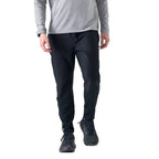 Front view of Smartwool Men’s Active Fleece Wind Pant in Black