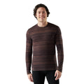 Smartwool Men’s Classic Thermal Merino Base Layer Crew in Mink Color Shift front view