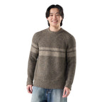 Smartwool Men’s Fisherman Crew Sweater in Mocha Heather front view