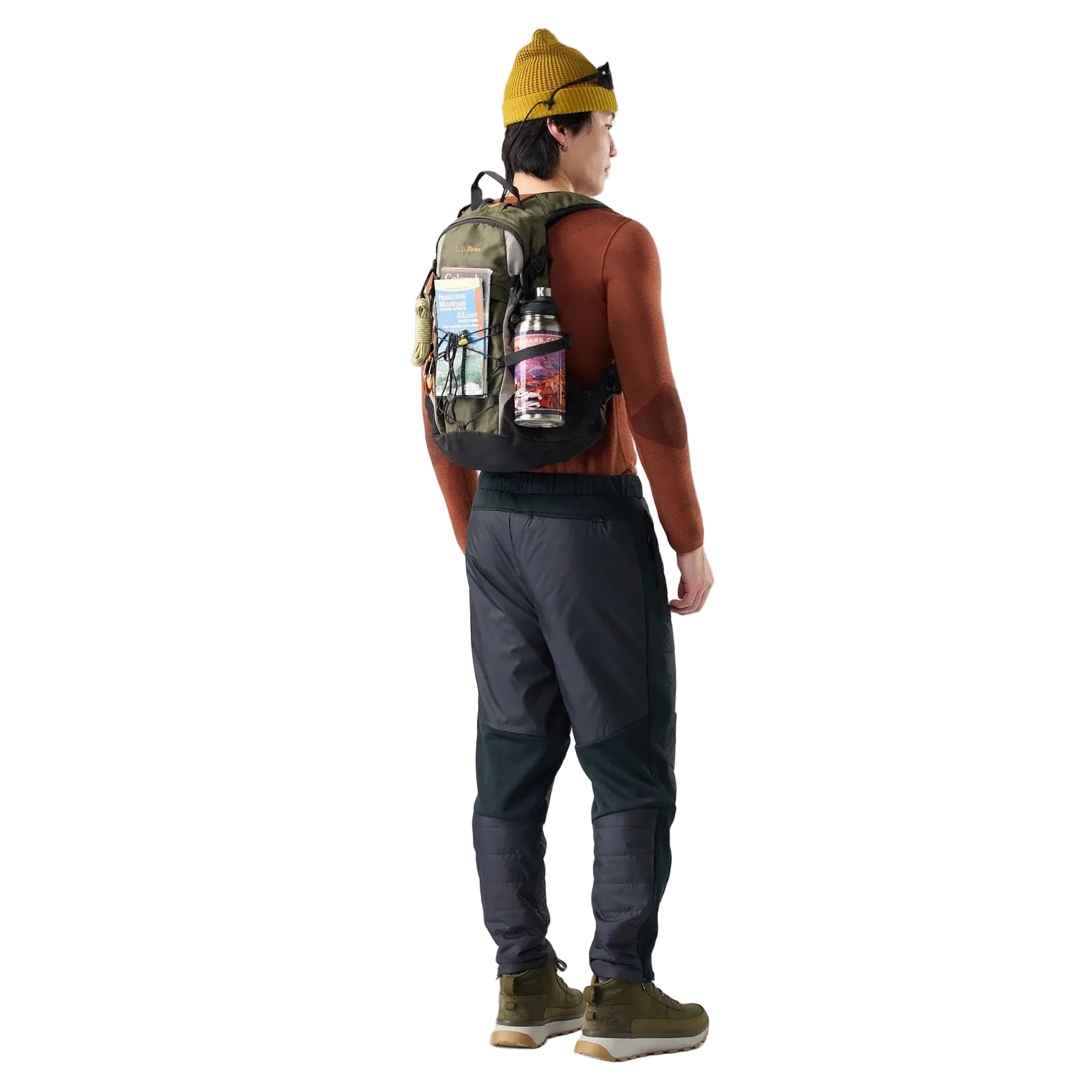 Smartwool Men’s Smartloft Pant in Black back view