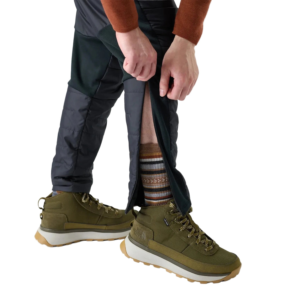 Pant Leg Detail view of Smartwool Men’s Smartloft Pant in Black