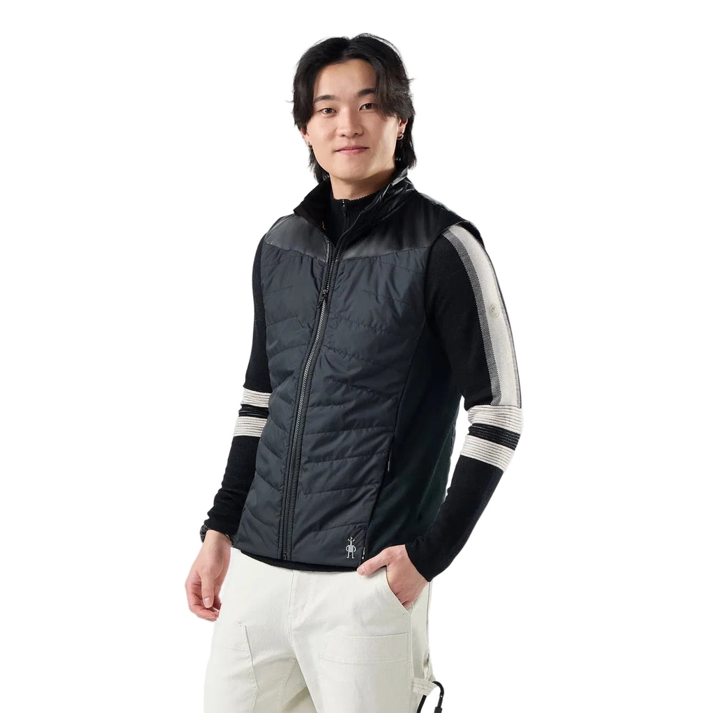 Smartwool Men’s Smartloft Vest in Black front view