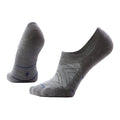 Smartwool Run Targeted Cushion No Show Socks in Medium Gray