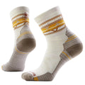 Smartwool Women’s Hike Light Cushion Zig Zag Valley Mid Crew Socks in Moonbeam
