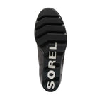 SOREL Joan Rhapsody Zip Wedge in black bottom view