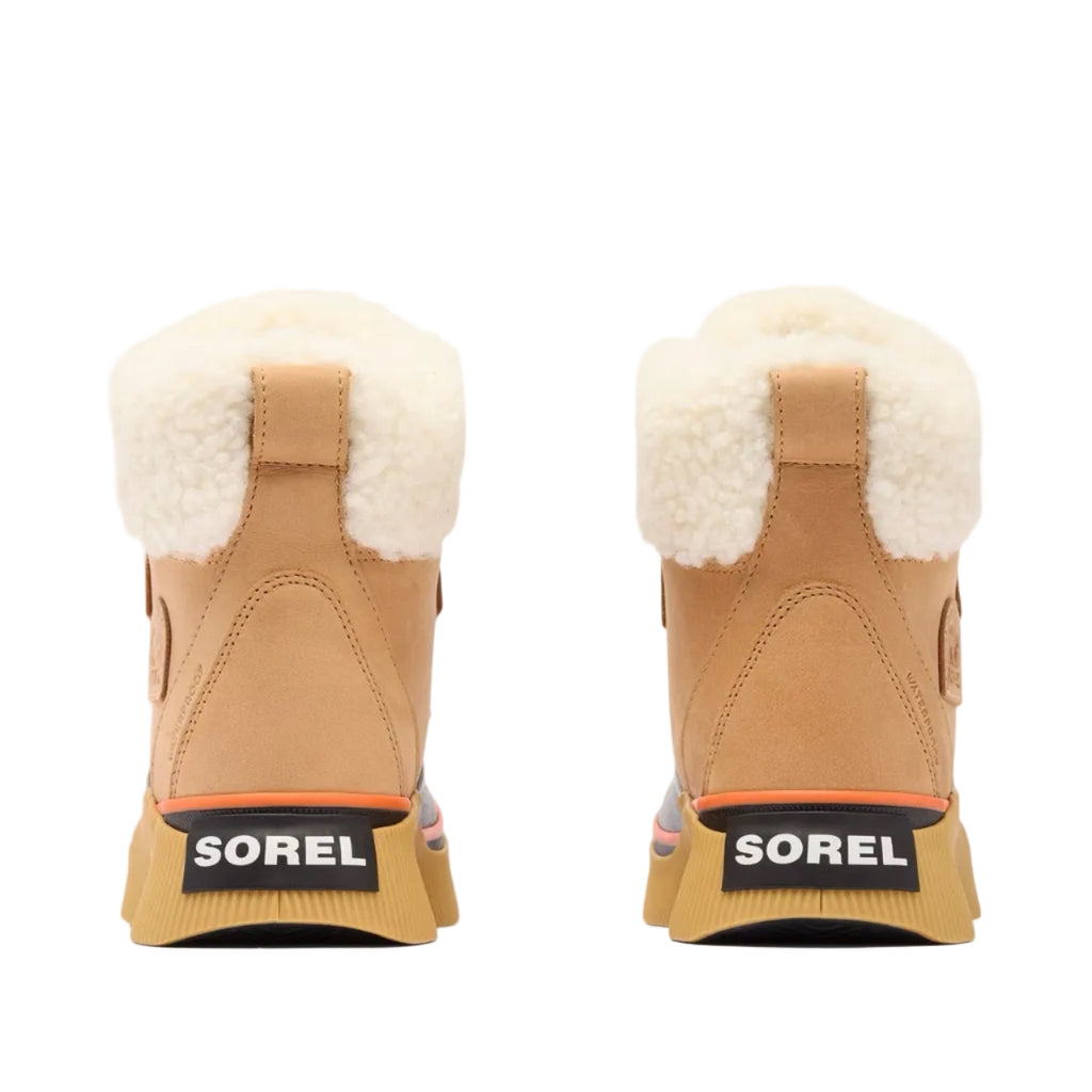 SOREL OUT N ABOUT IV Chillz WP in Tawny Buff Black back view