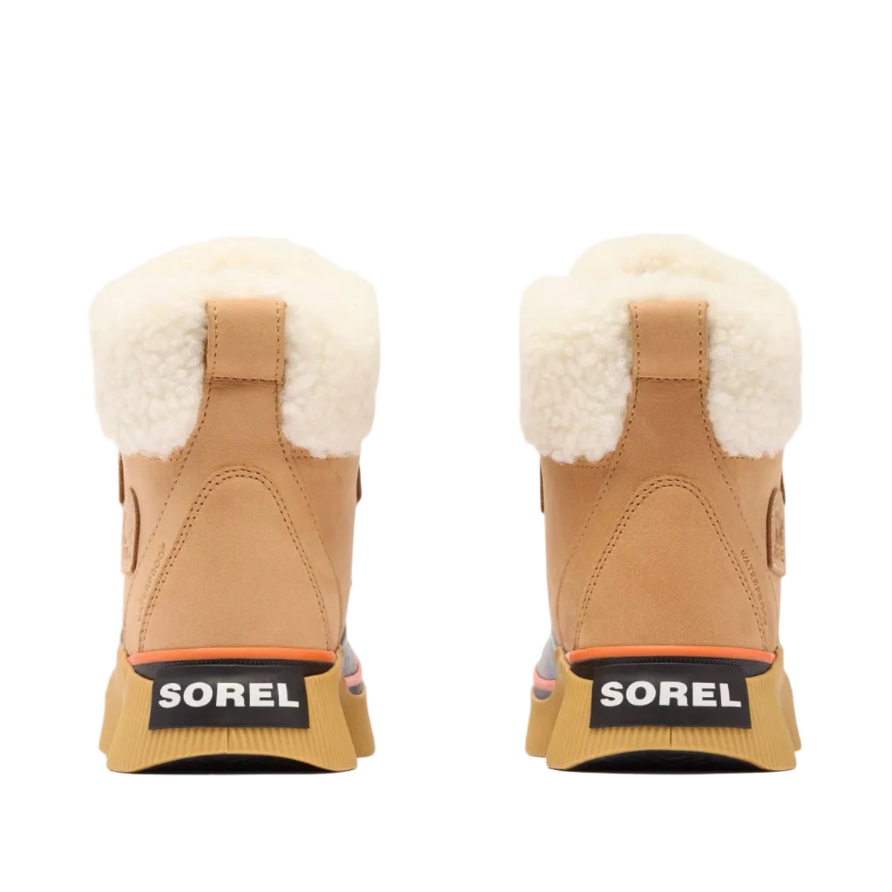 SOREL OUT N ABOUT IV Chillz WP in Tawny Buff Black back view