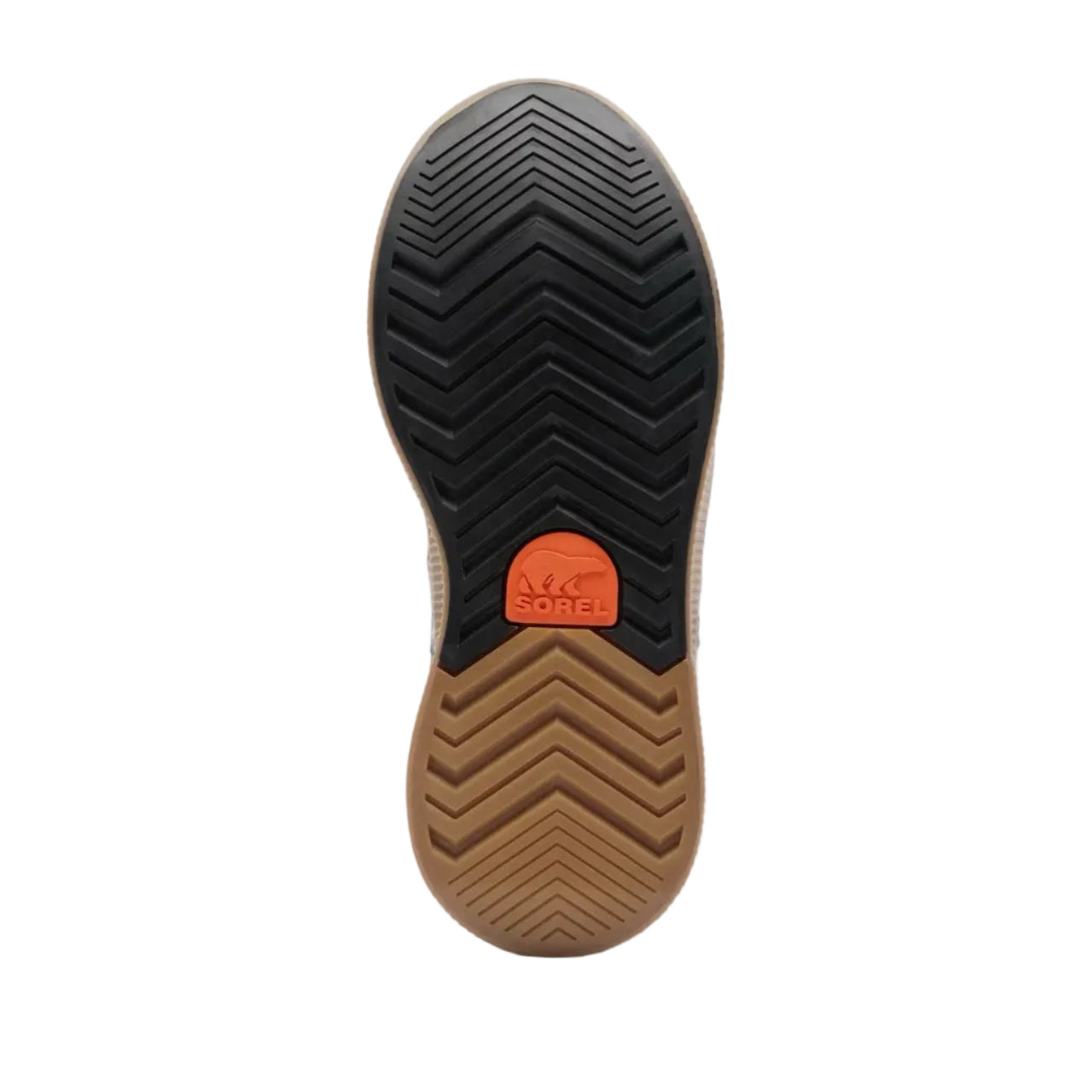 SOREL OUT N ABOUT IV Classic WP in Black Gum bottom view