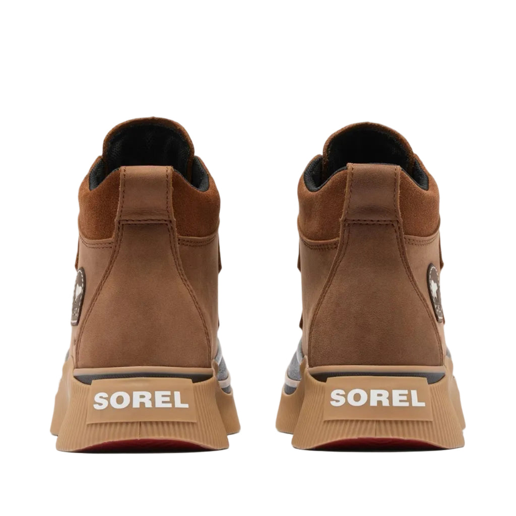 SOREL OUT N ABOUT IV Classic WP in Dark Auburn Blackened Brown back view