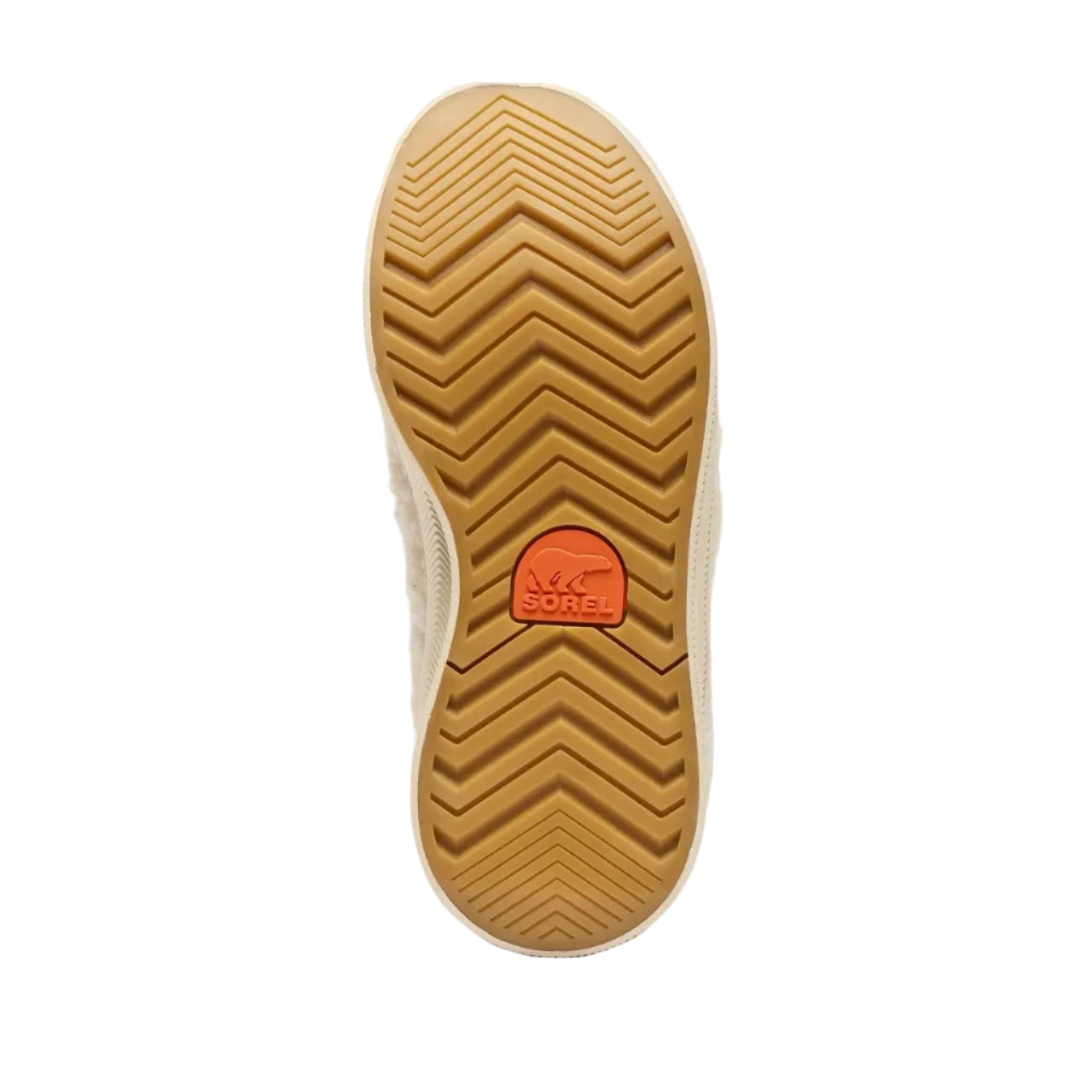 SOREL OUT N ABOUT IV Mini Puffy in Natural Chalk bottom view
