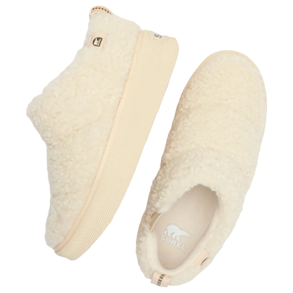 SOREL OUT N ABOUT IV Mini Puffy in Natural Chalk pair view