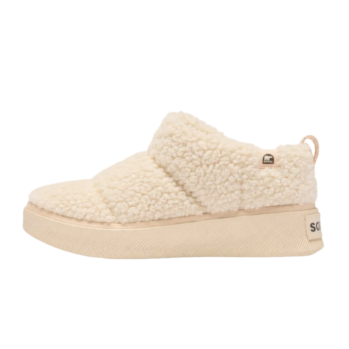 SOREL OUT N ABOUT IV Mini Puffy in Natural Chalk side view