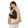 EsQualo Suedine Faux Fur Vest