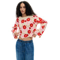 Multicolor Crochet Top