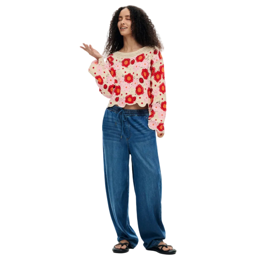 Multicolor Crochet Top