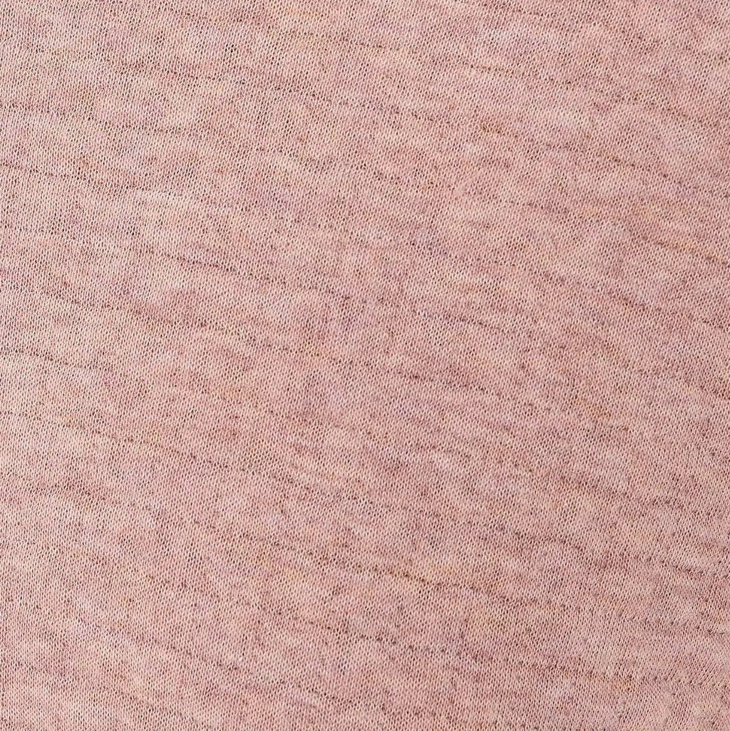 Quilted fabric detail of tasc Performance Sedona Quilt Sweatshirt in Antique Rosy Heather