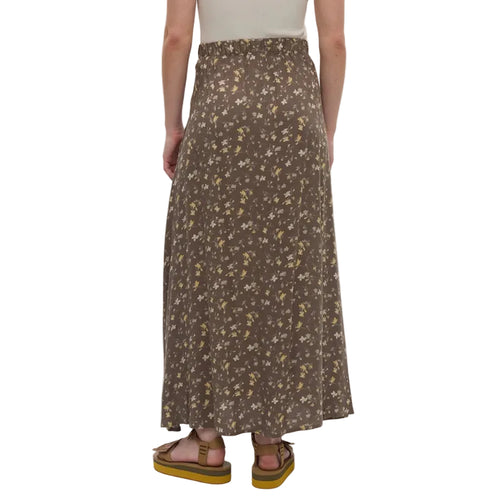 tentree Ashland Skirt in Timber Scattered Floral back view