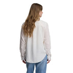 tentree Sloan Shirt in Undyed back view