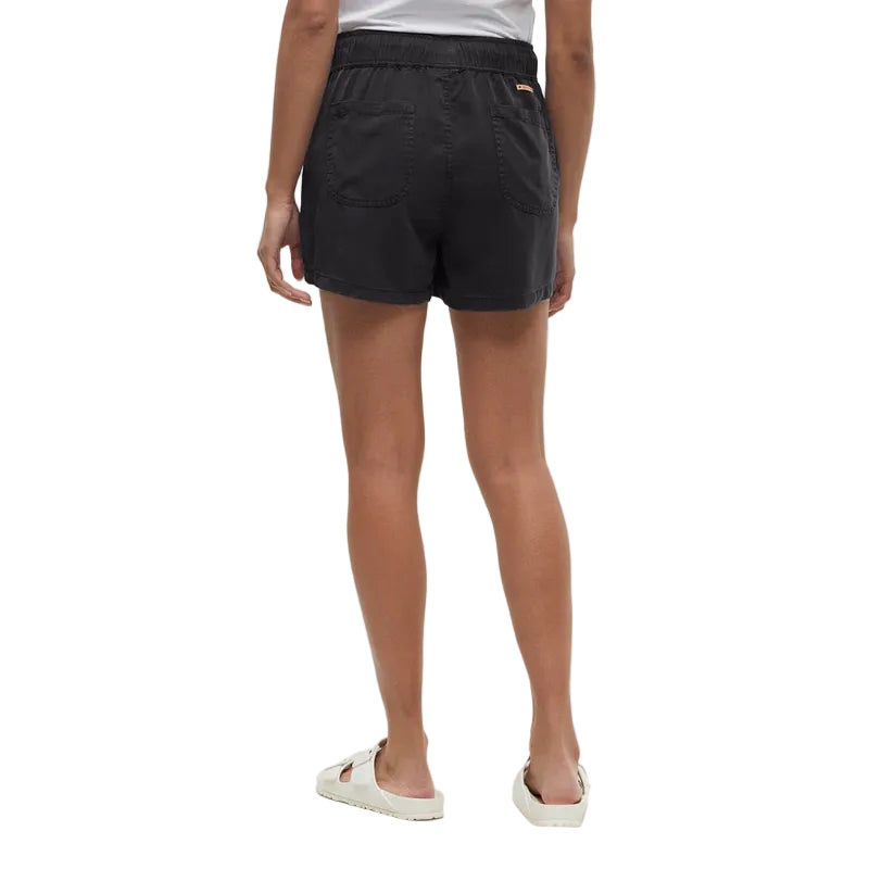 tentree TENCEL™ Instow Short in Meteorite Black back view