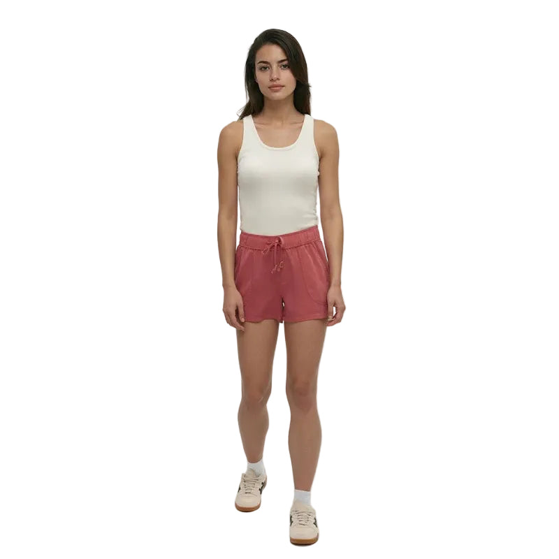 tentree TENCEL™ Instow Short in Rosewood front view