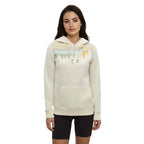 tentree women’s Retro Juniper Hoodie in Undyed Dusk Yellow front view