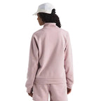 The North Face Women’s Evolution Simple Dome Quarter Zip Metal Pink back view