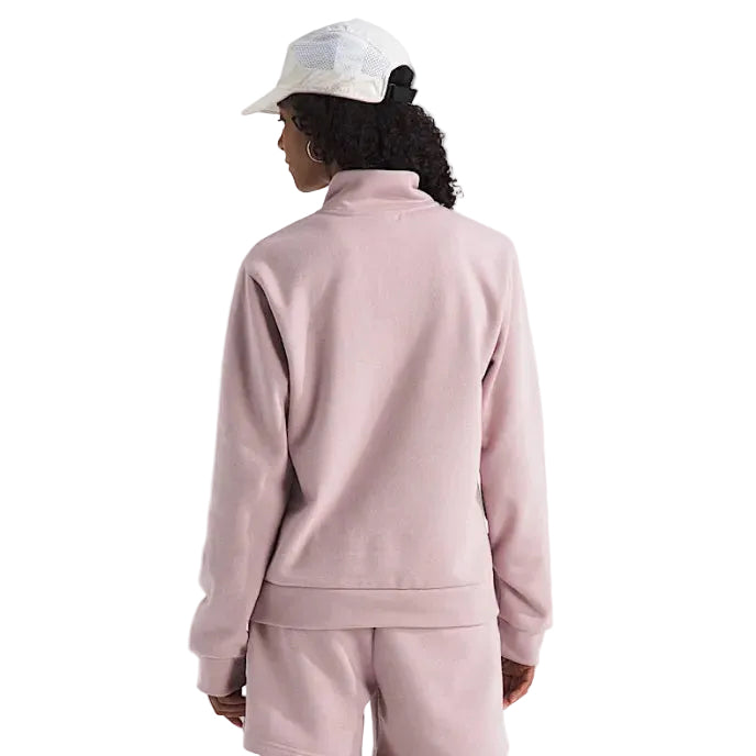 The North Face Women’s Evolution Simple Dome Quarter Zip Metal Pink back view