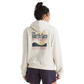 The North Face Women’s Exploring Since ’66 Hoodie in White Dune back view