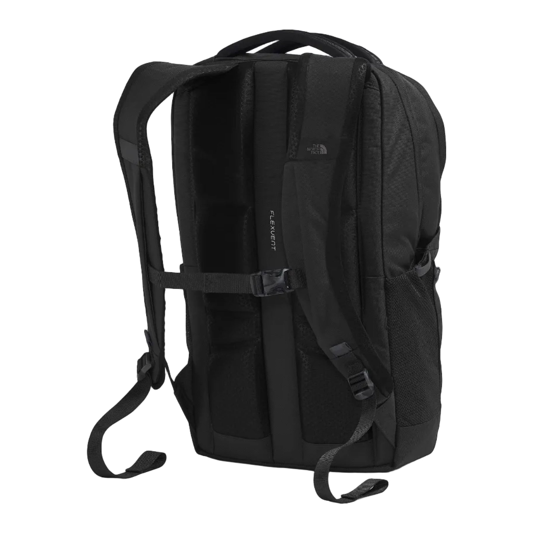 The North Face Jester Backpack in Black-NPF back view