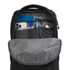 The North Face Jester Backpack in Black-NPF inside pocket detail view