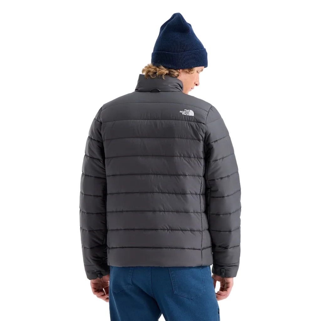 Back view of The North Face Men’s Aconcagua Jacket in Anthracite Grey
