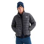 Front view of The North Face Men’s Aconcagua Jacket in Anthracite Grey