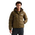 Front view of The North Face Men’s Hydrenalite Down Hoodie in Caraway Seed