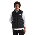 Front view of The North Face Men’s Hydrenalite Down Vest in Black