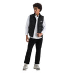 Full front view of The North Face Men’s Hydrenalite Down Vest in Black