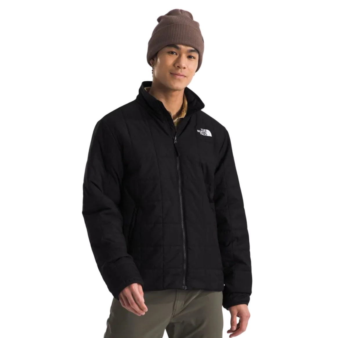 The North Face Men's Junction Insulated Jacket in Black front view