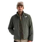 The North Face Men's Junction Insulated Jacket in New Taupe Green front view