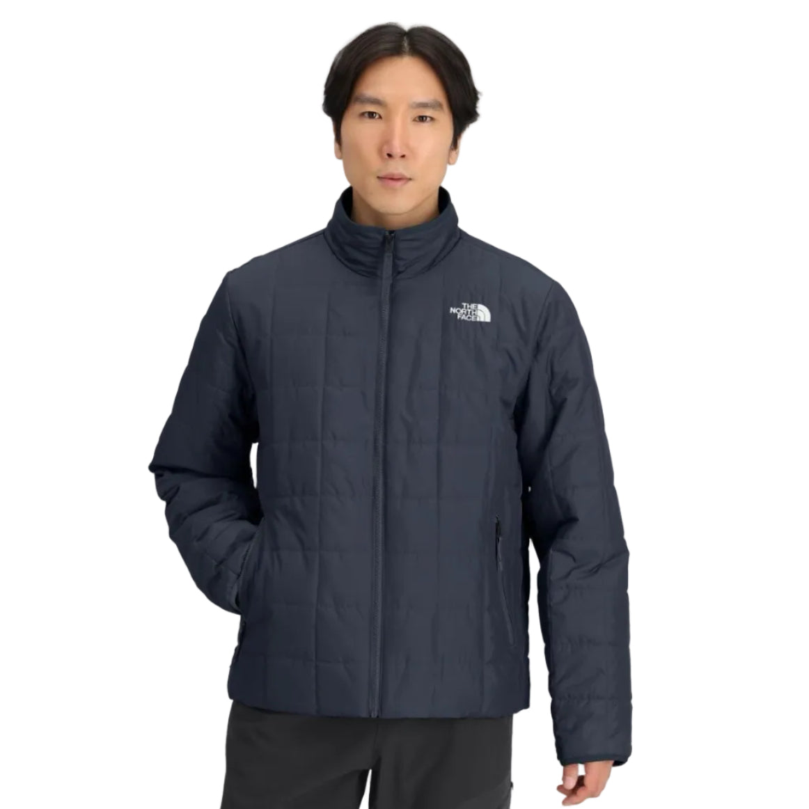The North Face Men's Junction Insulated Jacket in Summit Navy front view