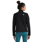 The North Face Women’s Cedar Trail Grid Fleece Jacket in TNF Black back view