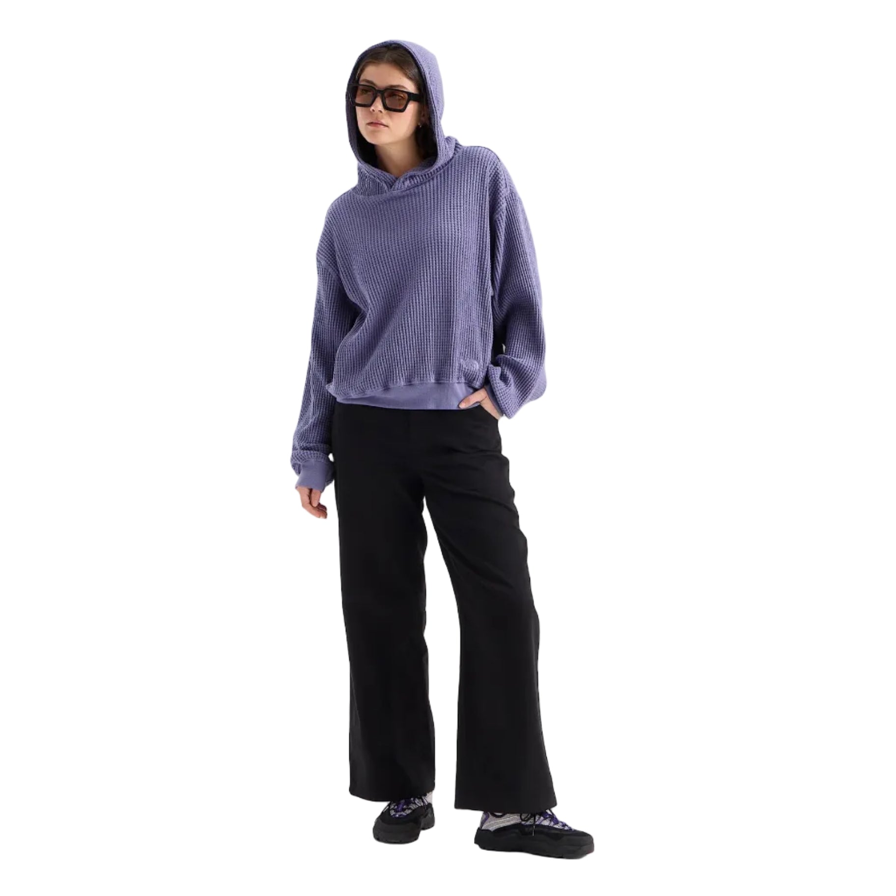 The North Face Women's Chabot 2.0 Hoodie in Grounded Plum front view