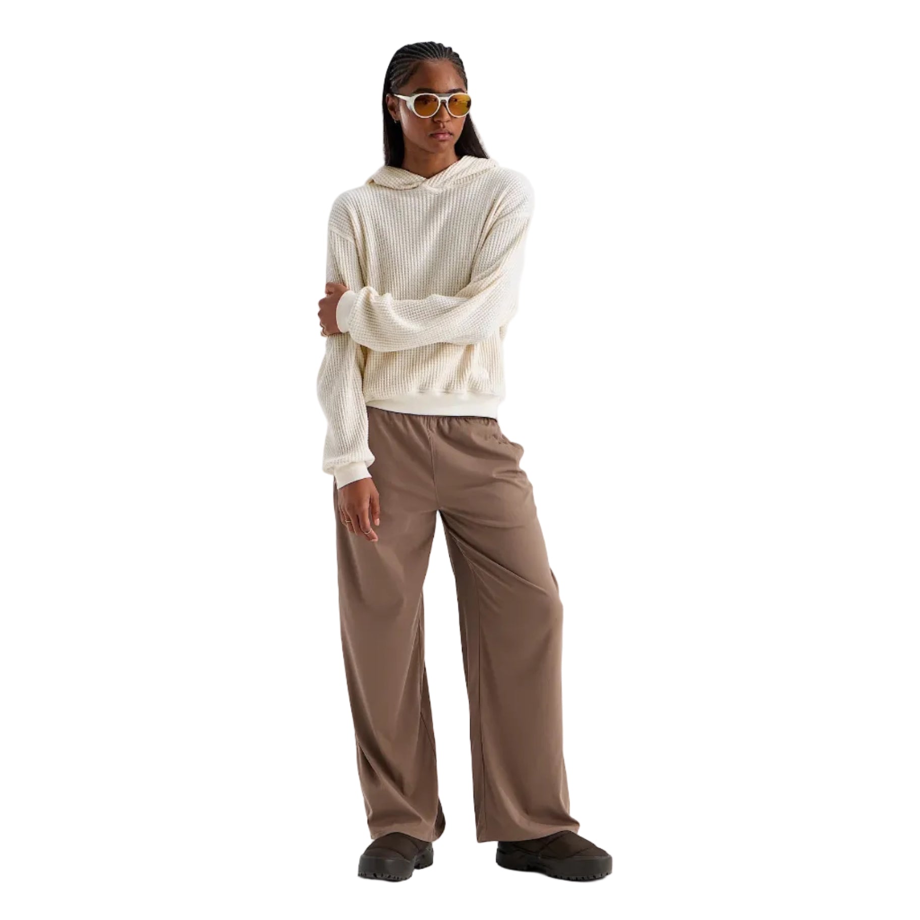 The North Face Women's Chabot 2.0 Hoodie in White Dune front view