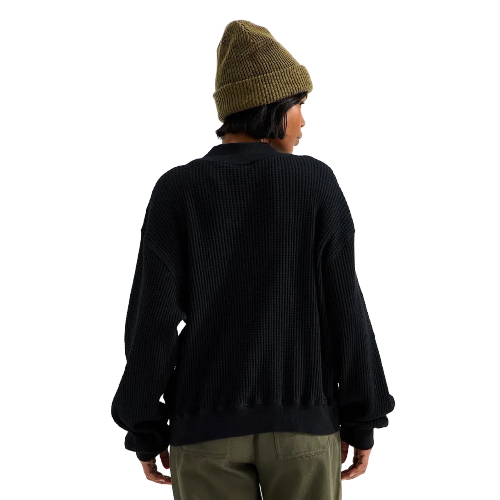 The North Face Women's Chabot 2.0 Mock-Neck in Black back view