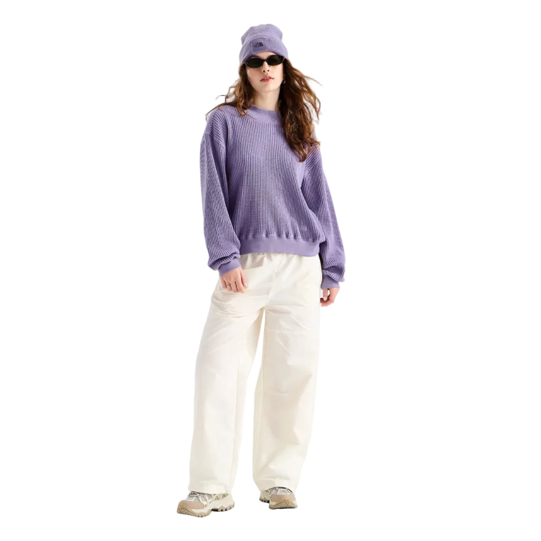 The North Face Women's Chabot 2.0 Mock-Neck in Grounded Plum front view