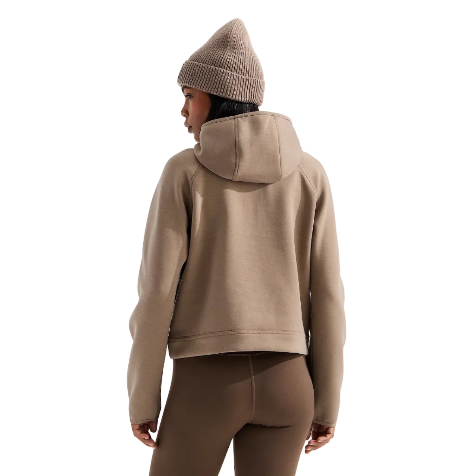 The North Face Women's Jaida ¼-Zip Hoodie in Garnet back view