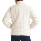 The North Face Women's Junction Insulated Jacket in White Dune back view