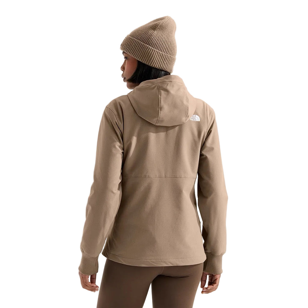 The North Face Women's Shelbe Raschel Hoodie in Garnet back view